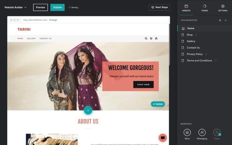 Development Of E-Commerce Website Using CMS