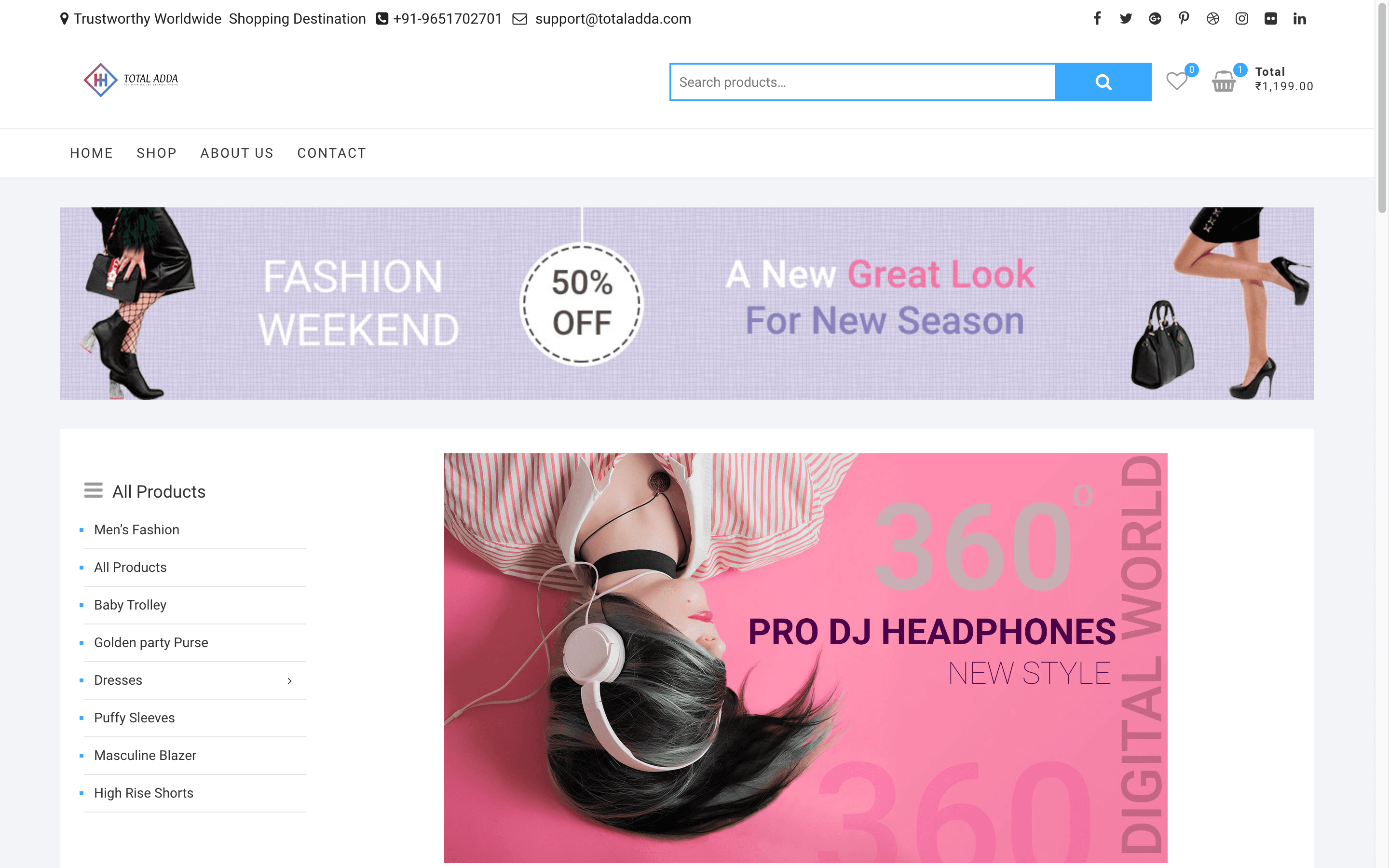 Development Of E-Commerce Website Using WordPress